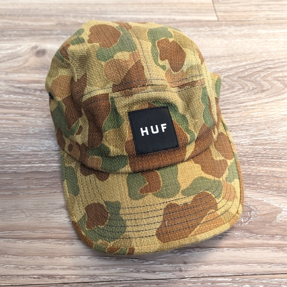 HUF Other - HUF duck camo 5 panel snapback hat RARE